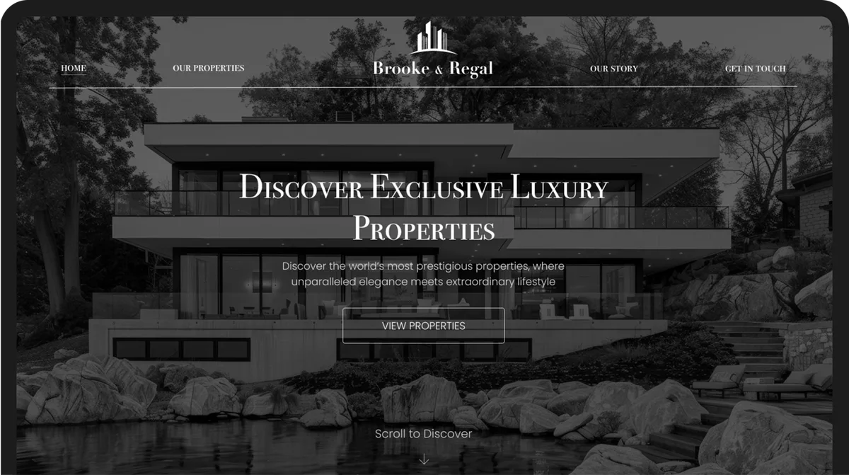 real estate web design